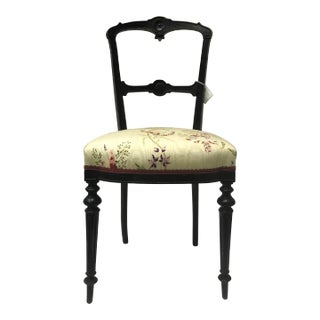 Early 20th Century Art Nouveau Sculptural Chair With Maison Charles Burger Fabric For Sale