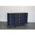 French Provincial Late 20th Century French Provincial Sideboard in Navy Blue For Sale - Image 3 of 5