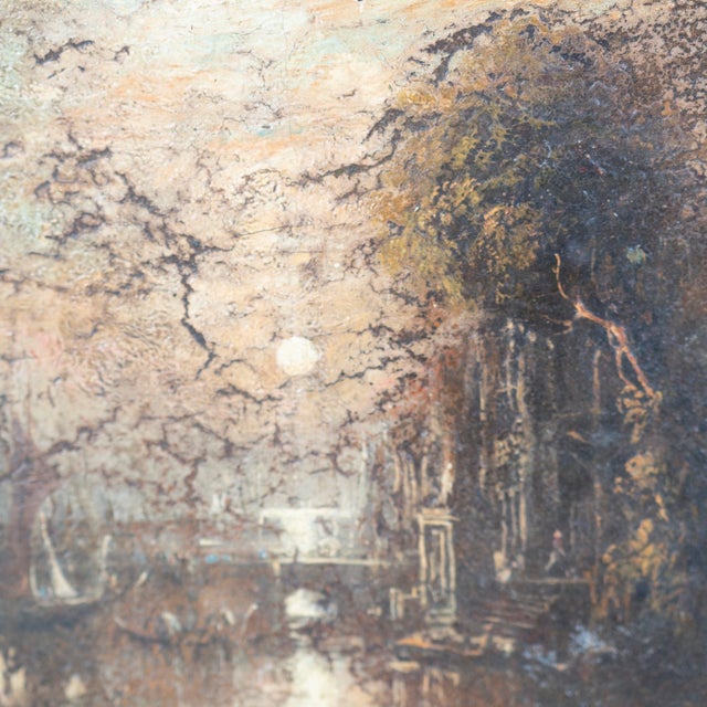 Venetian Artist, Landscape, 18th-19th Century, Framed For Sale - Image 3 of 7