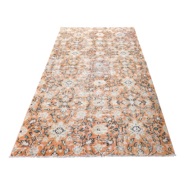 Vintage Turkish Rug in Wool For Sale