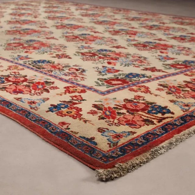 Middle Eastern Bidjar Rug in Wool For Sale - Image 4 of 10