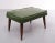 Green Faux Leather Ottoman, 1985 For Sale - Image 9 of 9
