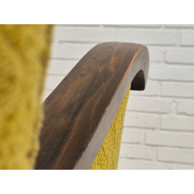 Vintage Danish Armchair in Wool & Beech, 1950s For Sale - Image 17 of 18