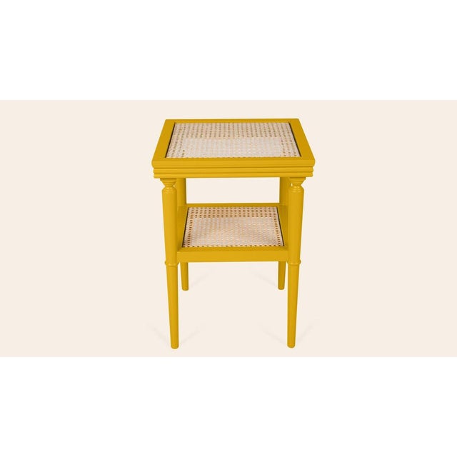 Contemporary Mustard Ilaria Side Table by Ceraudo For Sale - Image 3 of 9