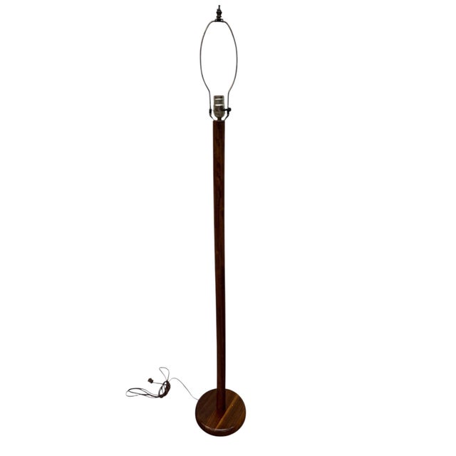 Mid-Century Modern Mid-Century Danish Modern Teak Floor Lamp For Sale - Image 3 of 6