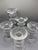 Set of five Iittala Festivo glass candle holders. 3 x 2 rung 5” 1 x 3 rung 5.5” 1 x 4 rung 7” Excellent condition.