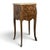 Beige Louis XV Style Marquetry Bedside Table with Marble Top For Sale - Image 8 of 8