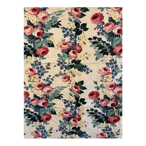 Beautiful Floral Print Upholstery Fabric - 3.50 Yards