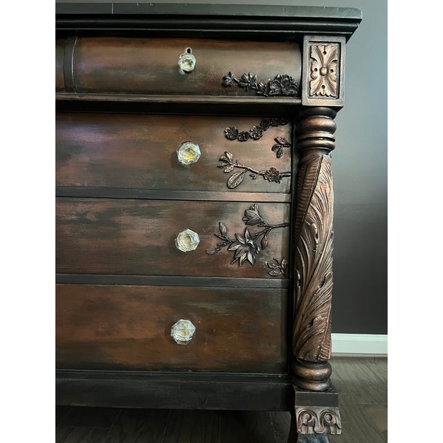 A one-of-a-kind antique dresser, completely reimagined by Rebranded by Rachael as a functional piece of Art. This...