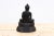 Captivating Metal Buddha With Patinated Finish For Sale - Image 9 of 12