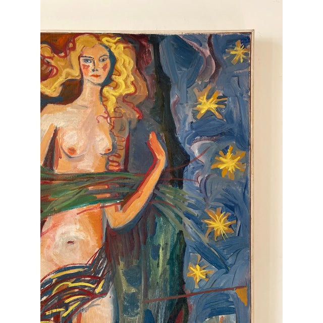 “Le Venus” French Oil on Canvas by Robert Pfeiffer, Framed, Signed '71 For Sale - Image 4 of 15