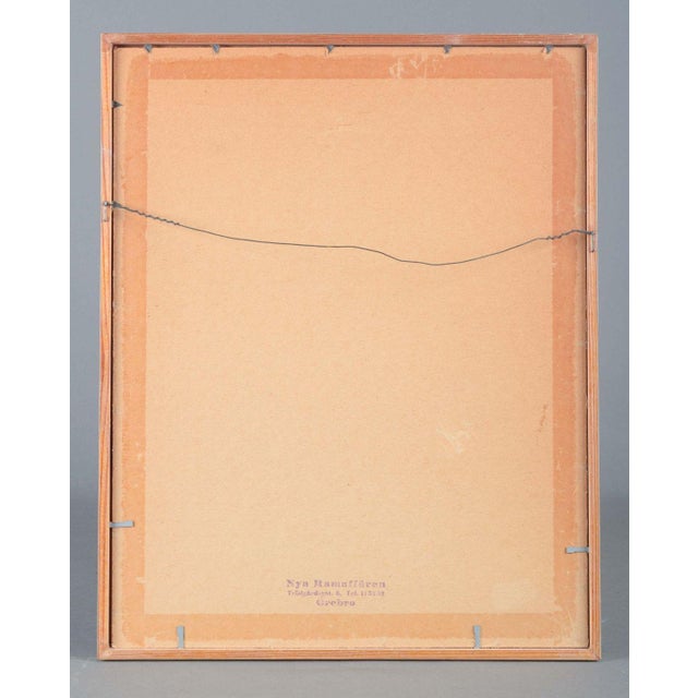 1950s Unknown Artist, Abstract Composition, 1955, Mixed Media on Paper For Sale - Image 5 of 6