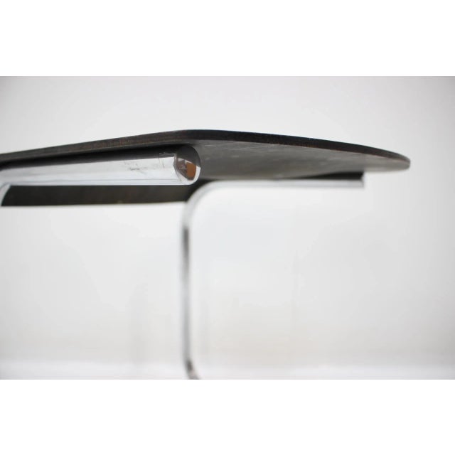 Bauhaus Chrome Stool by Mart Stam for Slezak, 1930s For Sale - Image 6 of 7