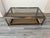 Large Tri-Metal 2-Tiered Coffee Table, 1970s For Sale - Image 6 of 7