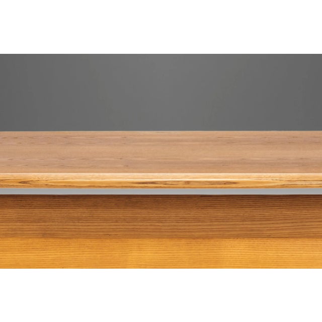 1970s Mid Century Modern Honey Oak Coffee Table Attributed to Sven Ivar Dysthe for Dokka, circa 1970s For Sale - Image 5 of 13