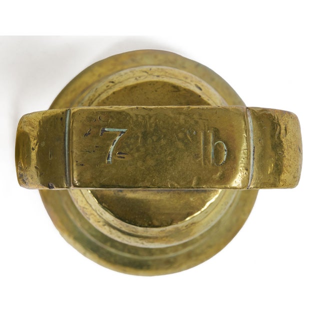 Victorian Victorian Set Seven Brass Bell Form Weights For Sale - Image 3 of 8
