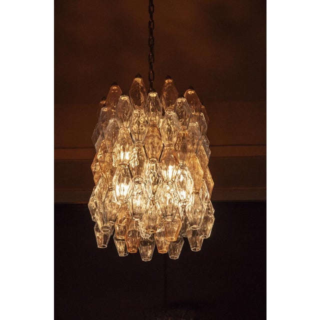 Model Poliedri Chandelier by Carlo Scarpa for Venini, 1955 For Sale - Image 16 of 18