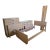 1940s Art Deco Waterfall Birch Bedroom Suite – 4 Piece Set For Sale