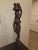 Monumental Mid-Century Two-Tone Macassar Ebony Balinese Harvest Maiden & Water Carrier Sculptures – Pair For Sale - Image 9 of 12