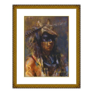 Late 20th Century Warrior Portrait, Carolyn Anderson For Sale