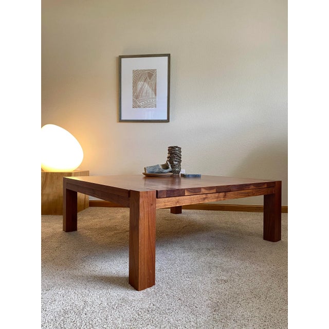 Solid Danish oiled American walnut plank masterpiece by De La Espada, purchased fat the flagship NYC boutique in 2008....