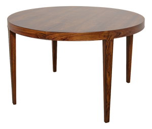 Mid-Century Modern Extendable Dining Table in Rosewood by Severin Hansen for Haslev Møbelsnedkeri, Denmark, 1960s