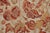Beige Rug & Kilim’s Tudor Style Rug in Beige, Red & White Floral Pattern For Sale - Image 8 of 8