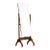 1920s English Walnut Floor Standing Cheval Mirror For Sale