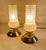 Vintage Bubble Glass and Brass Table Lamps, Set of 2 For Sale - Image 10 of 12