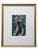 An Original Nude Figural Mixed Media Collage Signed by the Artist 15.25" W x 19.25" H