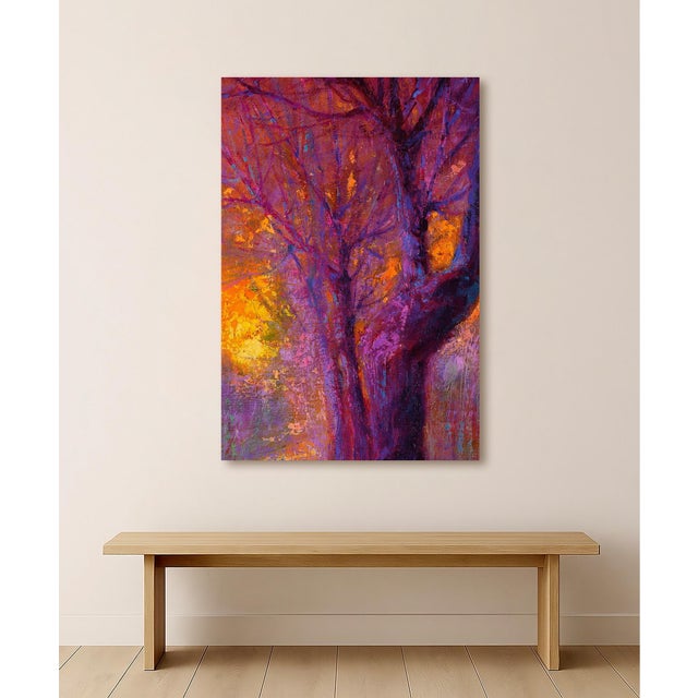 "Yellow Tree" is a vibrant oil on canvas by contemporary Italian artist Renato Criscuolo, created in 2009. The painting...