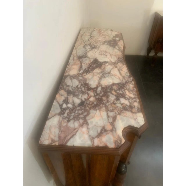 Art Deco Rosewood & Pietra Medicea Marble Sideboard, 1930s For Sale - Image 12 of 14