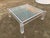 Platinum Vintage Mid Century Modern Lucite Glass Top Coffee Cocktail Table For Sale - Image 8 of 18