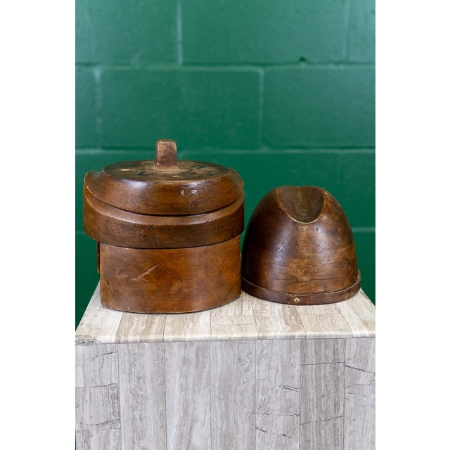 Wood Late 19th Century English Victorian Millinery Hat Form For Sale - Image 7 of 16