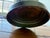 Vintage Oversized Green and Gold Carved Table Lamp With Drum Shade For Sale - Image 9 of 9