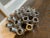 Vintage Brutalist Metal Flower Vase or Sculpture brutalist, contemporary and modern use on your coffee table as an objet...