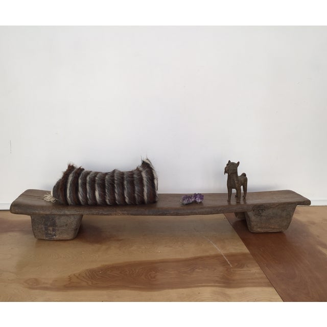 Antique Hand Carved African Wood Bench Chairish