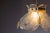 Swedish Pendant with Glass Leaf Shades and Center Shade in Amber Coloured Glass For Sale - Image 5 of 13