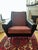 1950s Mid-Century Armchair in Leatherette & Velvet, 1950s For Sale - Image 5 of 11
