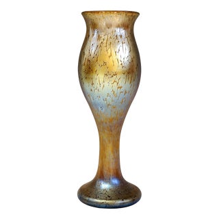 Large Art Nouveau Candia Papillon Vase by Johann Lötz Witwe, Bohemia, Austria, 1898 For Sale