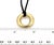 Tiffany and Co. Tiffany & Co. Peretti Sevillana 18k Yellow Gold & Black Cord Pendant Necklace For Sale - Image 4 of 4