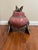 Vintage MDC Signed Pink Raku Ceramic Tripod Lidded Vessel For Sale - Image 4 of 7