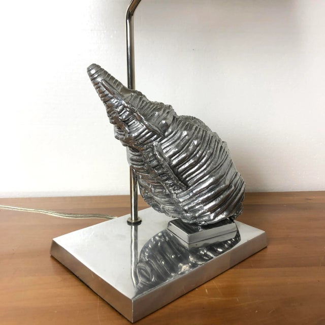 Mid-Century Modern Frederick Cooper Coastal Sea Shell Table Lamp For Sale - Image 3 of 7
