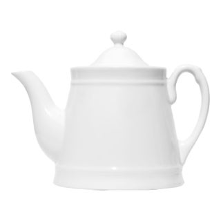 Bia Cordon Bleu Classic White Porcelain Teapot With Lid For Sale