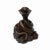 Chinese Oriental Metallic Brown Color Metal Fengshui Snake Ingot Figure For Sale In San Francisco - Image 6 of 6
