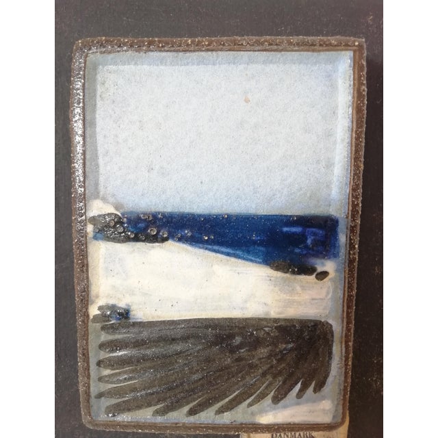 Beautiful painted and fired ceramic plaque by Allan Hytholm. The colors are very realistic and recreate the atmospheric...