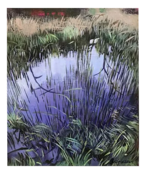Ivdra Antra, Swamp Studio, 2024, Oil on Canvas