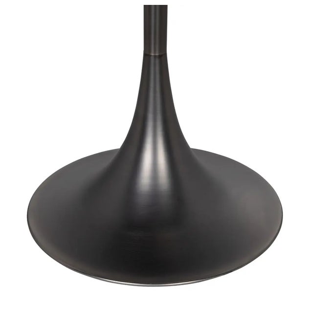 Mid-Century Modern NOIR Drop Floor Lamp, Gun Metal Finish For Sale - Image 3 of 5