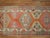 A rare long and narrow 20th century Turkish geometric runner with a dominant orange color. You need an extremely long and...