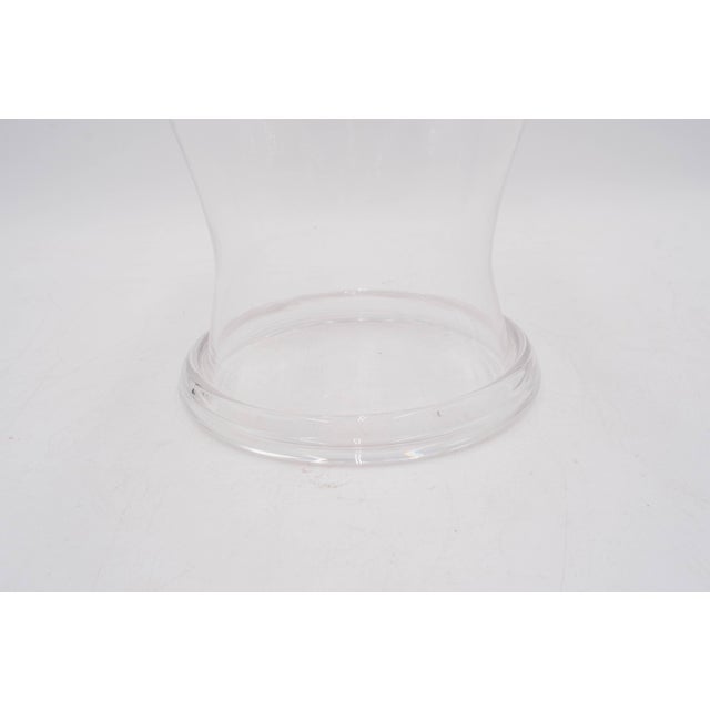 Transparent Pair Colonial Williamsburg Glass Hurricane Globe Shade For Sale - Image 8 of 9